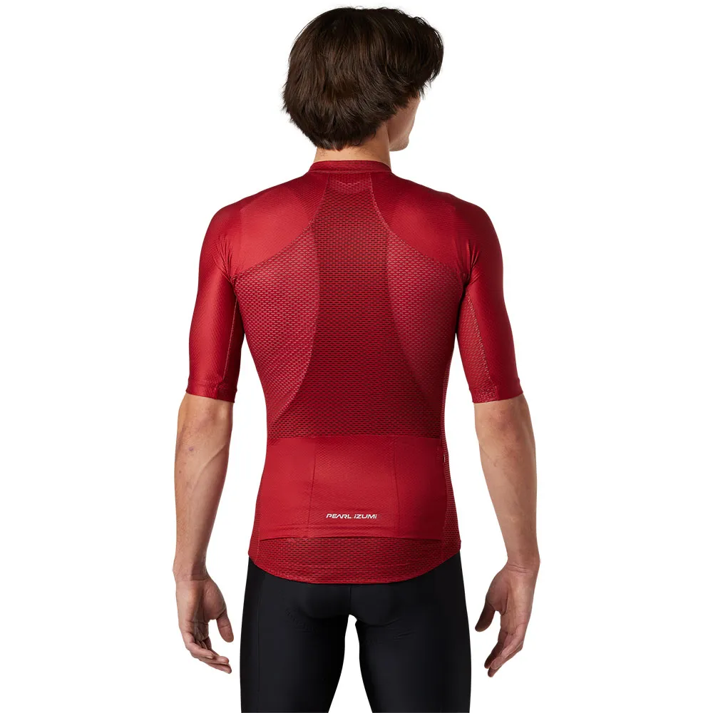 PEARL iZUMi Pro Mesh Korta ärmar Cykeltröja, Red dahlia, M PEARL iZUMi Pro Mesh Korta ärmar Cykeltröja, Red dahlia, M