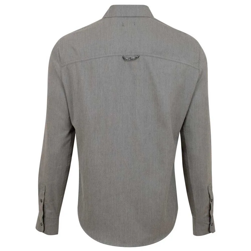 PEARL iZUMi Rove Flannel Skjorta Med Långa ärmar, Smoke grey / stone weave, XXL PEARL iZUMi Rove Flannel Skjorta Med Långa ärmar, Smoke grey / stone weave, XXL