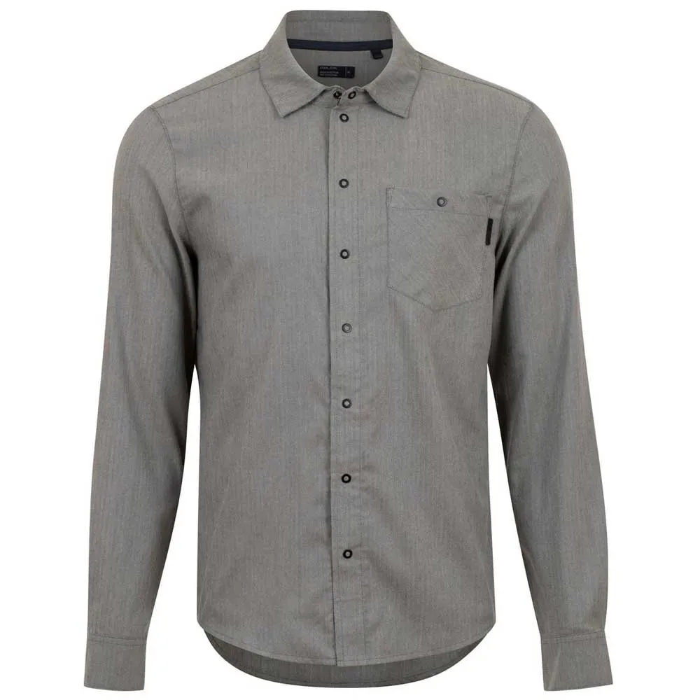 PEARL iZUMi Rove Flannel Skjorta Med Långa ärmar, Smoke grey / stone weave, XXL PEARL iZUMi Rove Flannel Skjorta Med Långa ärmar, Smoke grey / stone weave, XXL