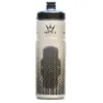 Peaty's Fidlock Lockin 600ml Vattenflaska, Clear black, One Size