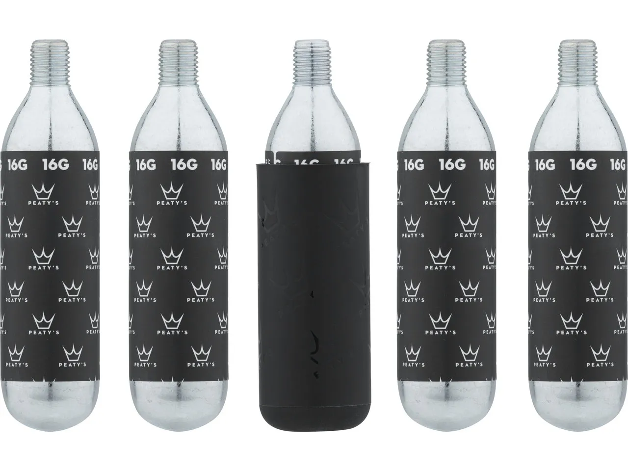 Peaty's Holeshot CO2 Cartridge Ersatzkartuschen 16 g - 5 Stück