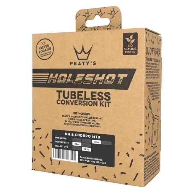 Peaty's Holeshot Tubeless Enduro/dh Omvandlingskit, Black, 32mm Peaty's Holeshot Tubeless Enduro/dh Omvandlingskit, Black, 32mm