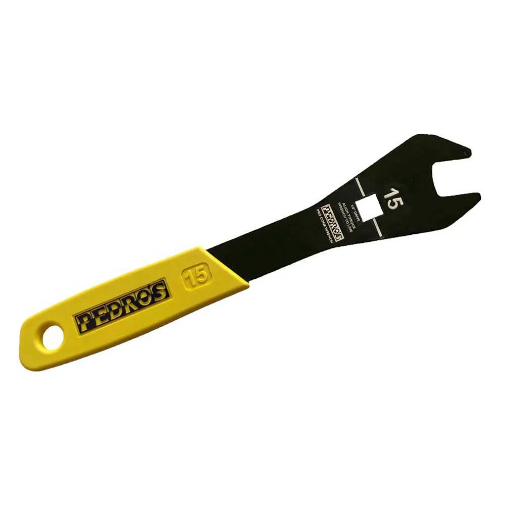 Pedros 15 Mm Konnyckel, Black / yellow, One Size