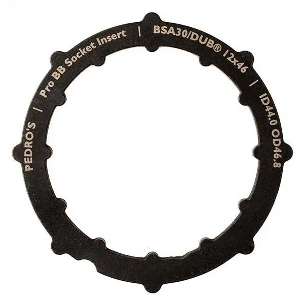 Pedros Bsa30/dub Lagerpressadapter, Black, 12 x 46mm