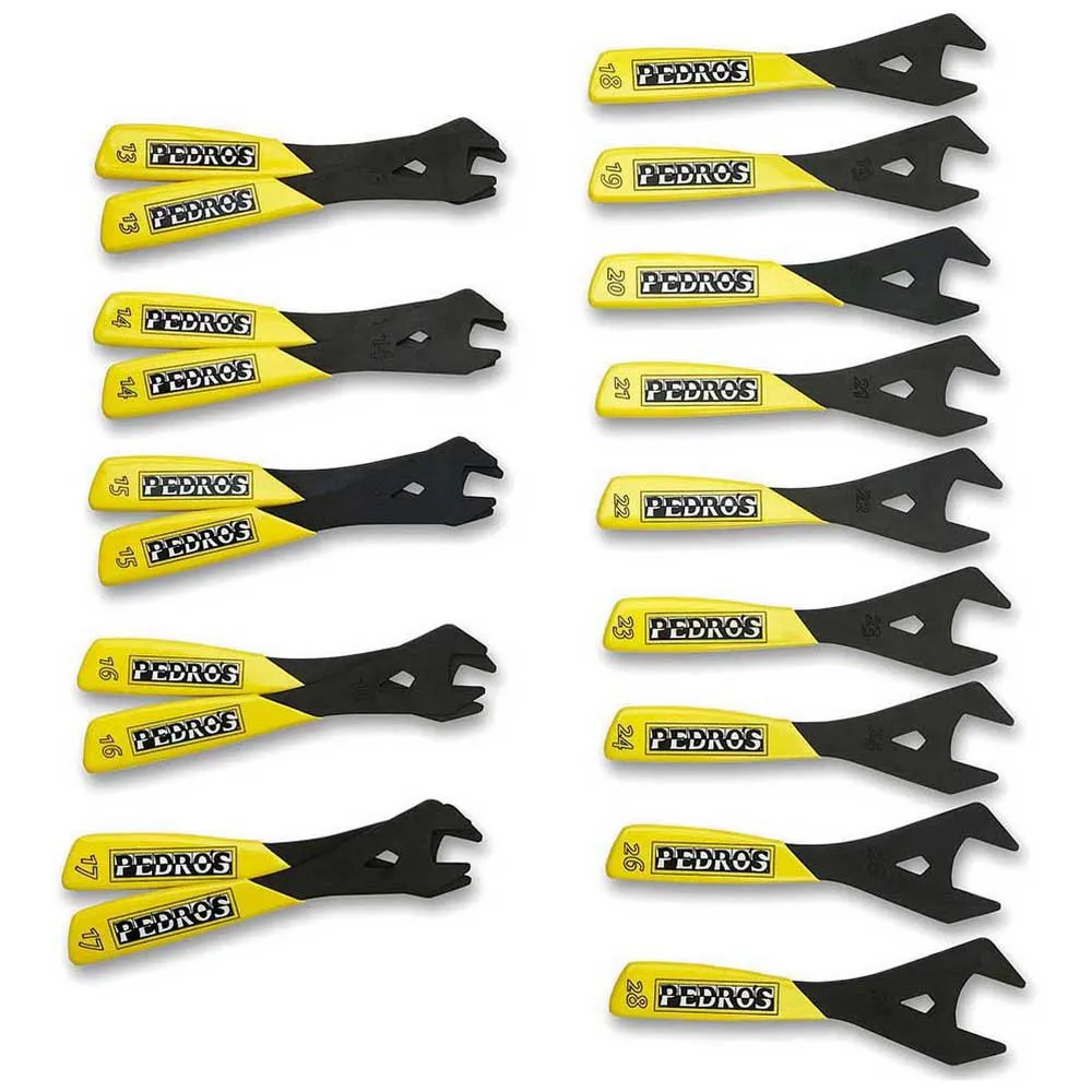 Pedros Konnyckelsats Refurbished, Yellow / black, One Size Pedros Konnyckelsats Refurbished, Yellow / black, One Size