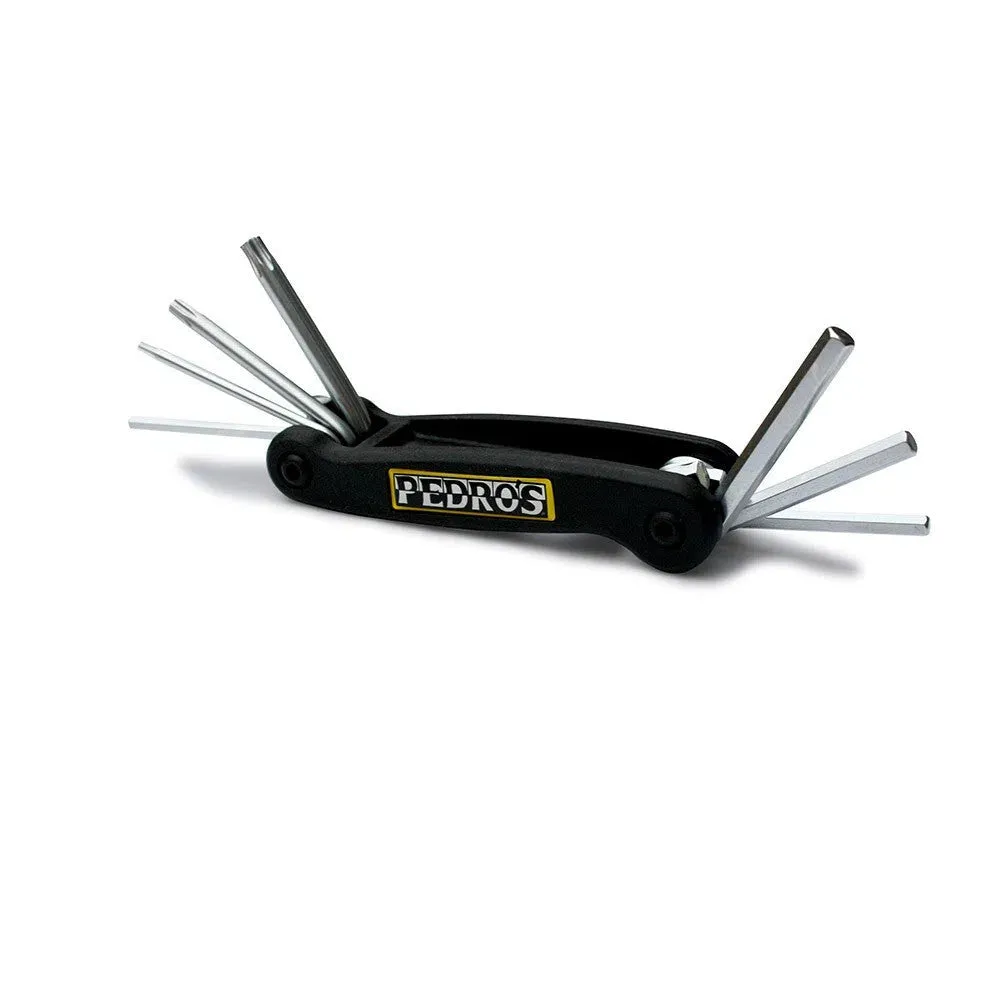 Pedros PEDRO'S FOLDING HEX SET/TORX SET, Black