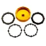 Pedros Pro 5 Adapters Vevlagerkopp, Gold, One Size