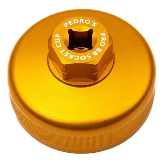 Pedros Pro 5 Adapters Vevlagerkopp, Gold, One Size Pedros Pro 5 Adapters Vevlagerkopp, Gold, One Size