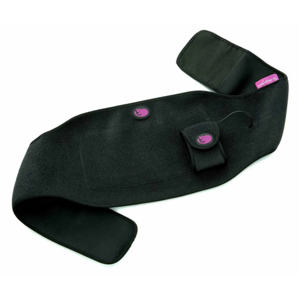 Pekatherm Ae806 Thermal Lumbar Bandage, Black, One Size