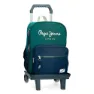 Pepe Jeans Adapt. Ben 40 Cm 14l Ryggsäck Med Hjul, Green