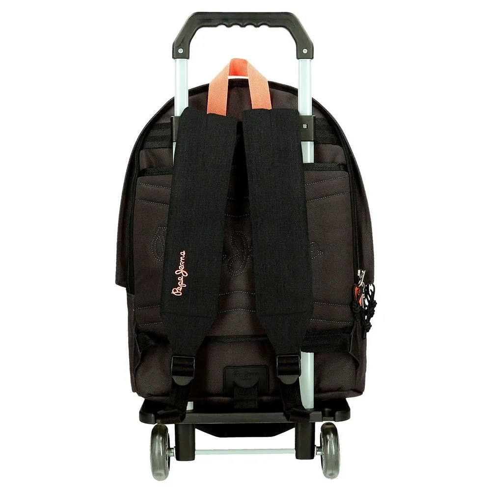 Pepe Jeans Adapt. Cody 24l Ryggsäck Med Hjul, Black Pepe Jeans Adapt. Cody 24l Ryggsäck Med Hjul, Black