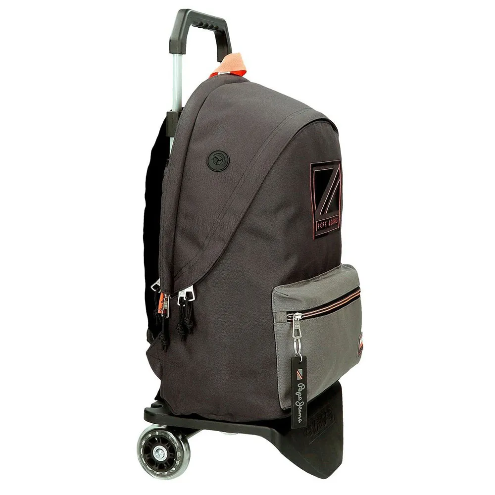 Pepe Jeans Adapt. Cody 24l Ryggsäck Med Hjul, Black Pepe Jeans Adapt. Cody 24l Ryggsäck Med Hjul, Black