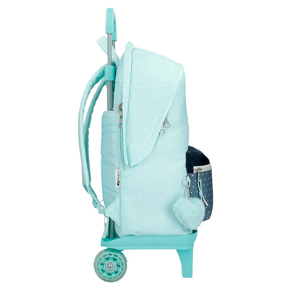 Pepe Jeans Adapt. Dalma 31l Ryggsäck Med Hjul, Blue