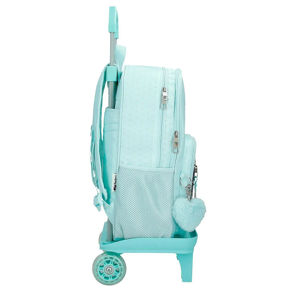 Pepe Jeans Adapt. Dalma 40 Cm 14l Ryggsäck Med Hjul, Blue
