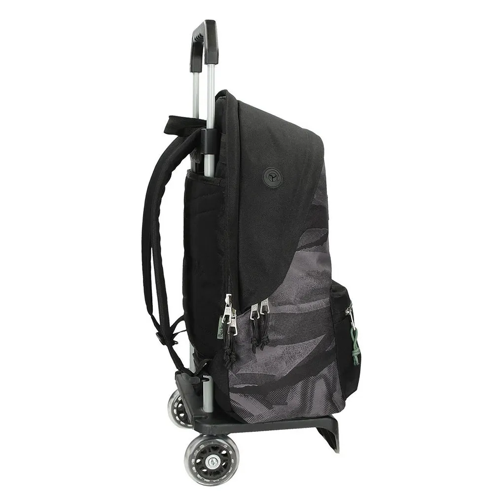 Pepe Jeans Adapt. Davis 44 Cm 20l Ryggsäck Med Hjul, Black