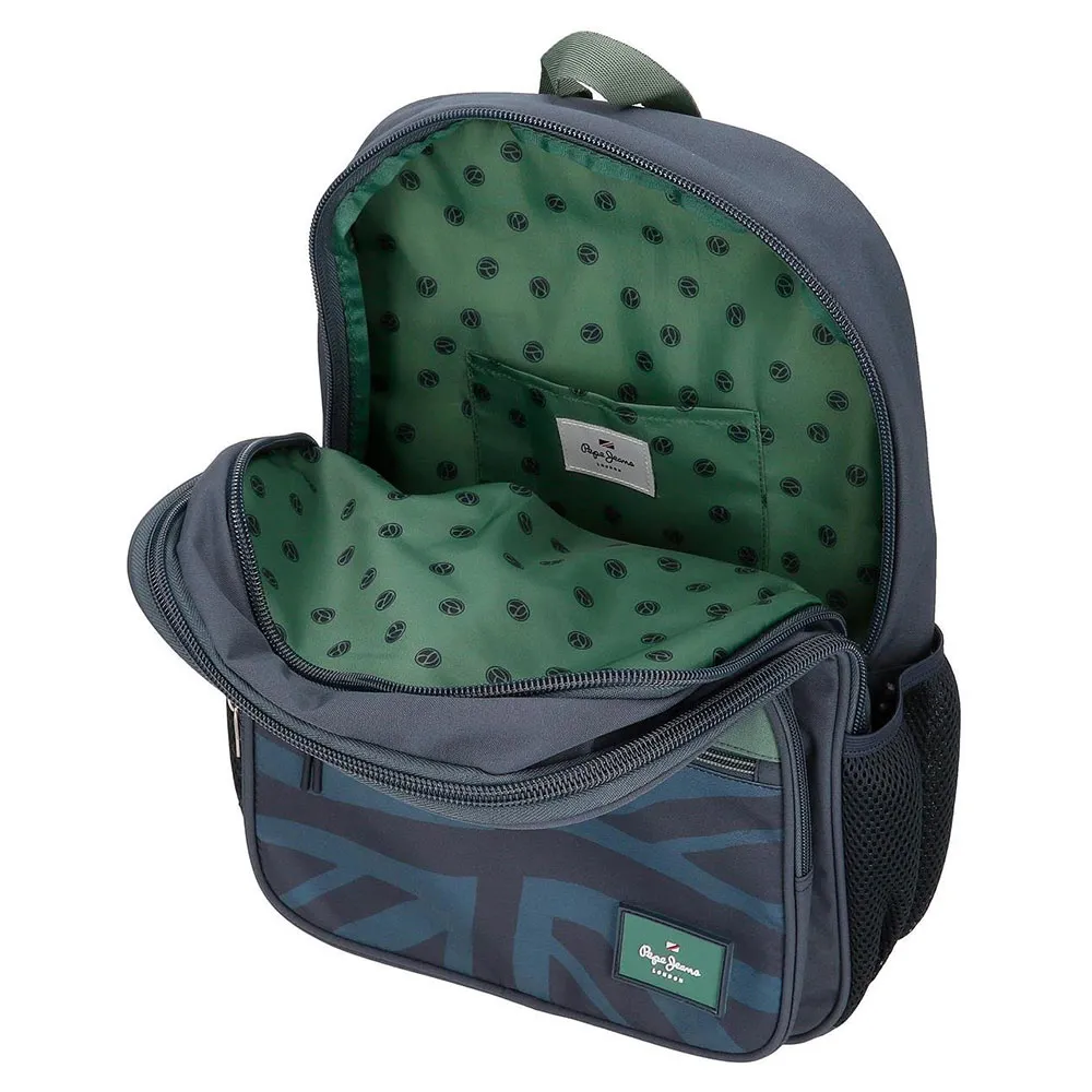 Pepe Jeans Adapt. Tom 40 Cm 16l Ryggsäck Med Hjul, Blue Pepe Jeans Adapt. Tom 40 Cm 16l Ryggsäck Med Hjul, Blue