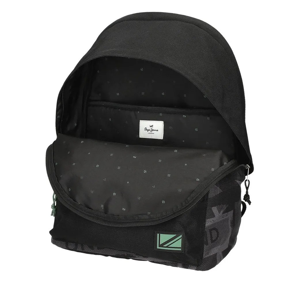 Pepe Jeans Davis 44 Cm 20l Ryggsäck, Black Pepe Jeans Davis 44 Cm 20l Ryggsäck, Black
