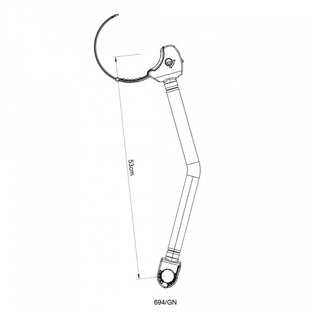 Peruzzo 694 Gn Arm, Black, One Size