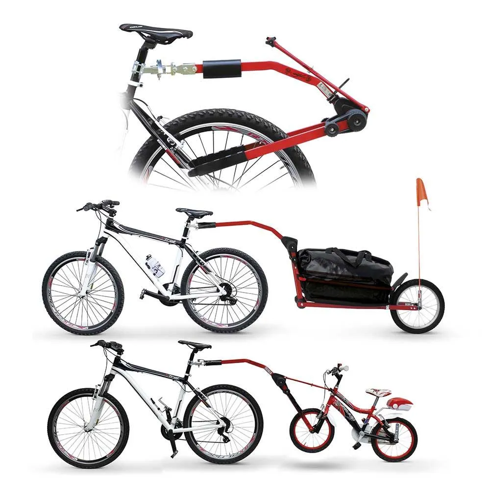 Peruzzo Child Bar Cykelkärra, Red, One Size