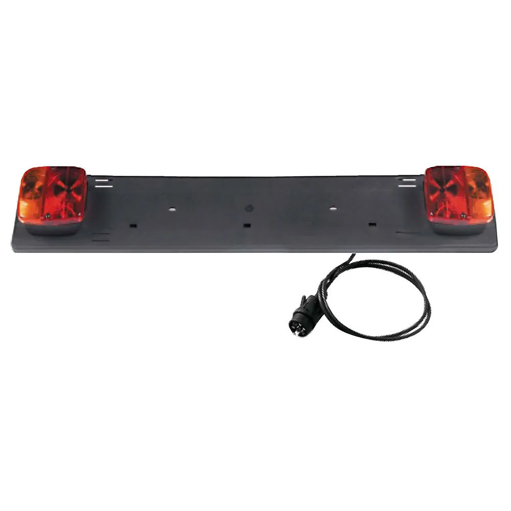 Peruzzo Nummerplåtshållare 7-polig, Black, One Size