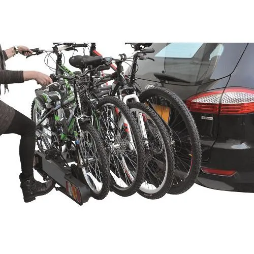 Peruzzo Pure Instinct Towball Cykelställ För 4 Cyklar, Black, 4 Cykels