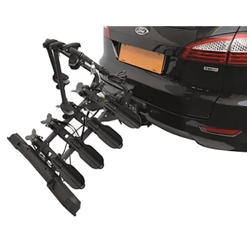 Peruzzo Pure Instinct Towball Cykelställ För 4 Cyklar, Black, 4 Cykels