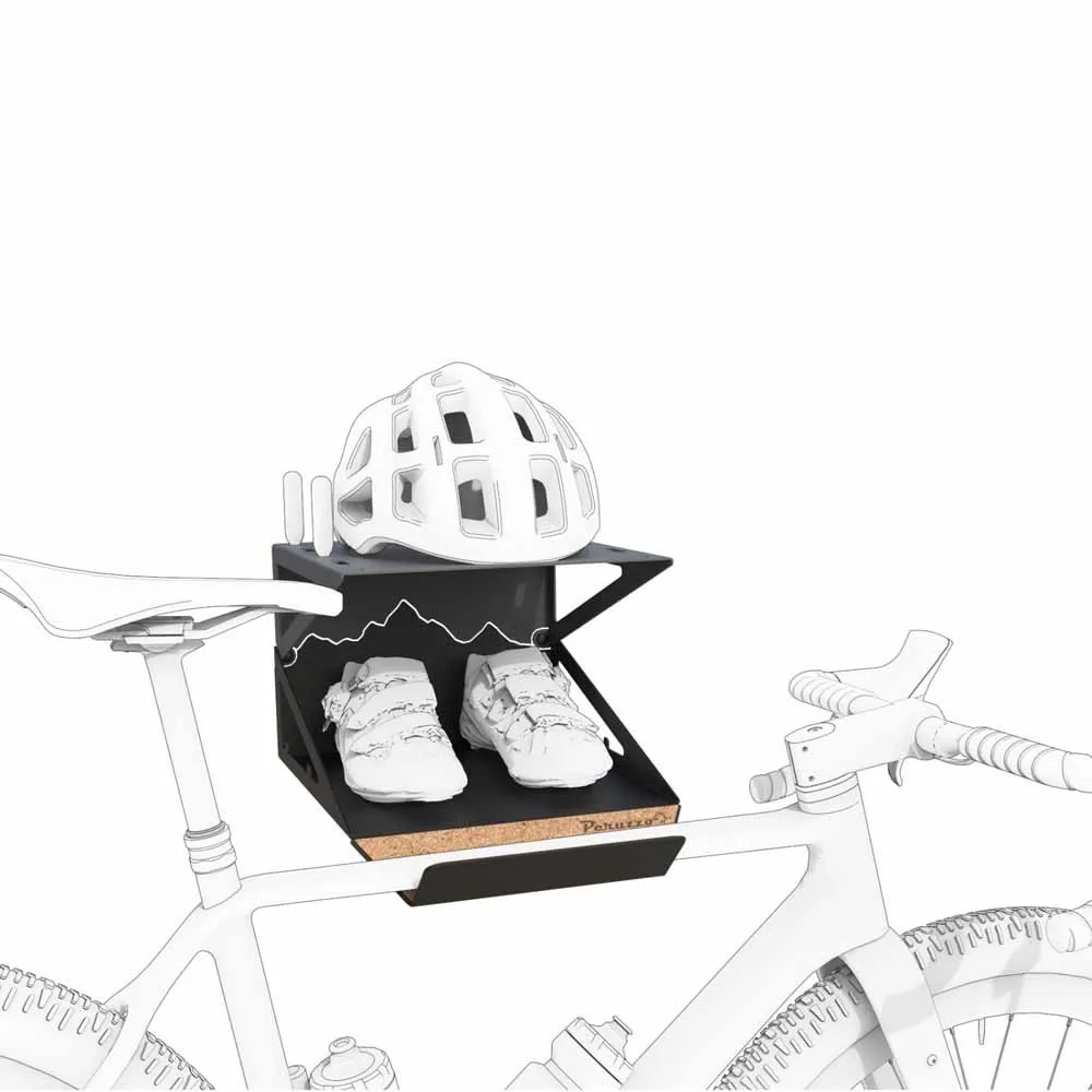 Peruzzo Väggmonterat Cykelställ, Black, One Size Peruzzo Väggmonterat Cykelställ, Black, One Size