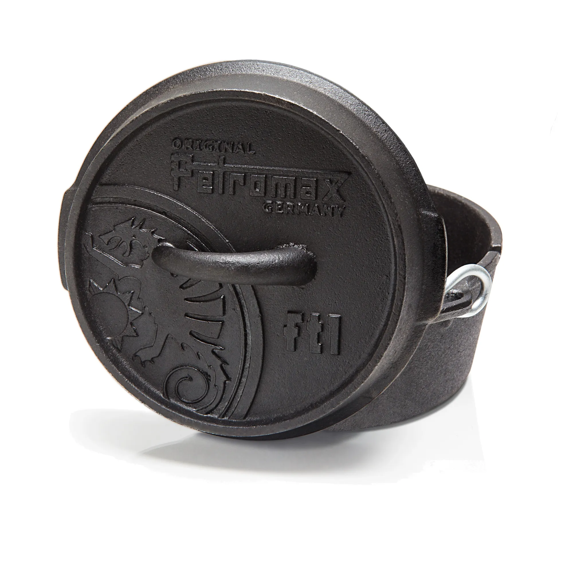 Petromax Dutch Oven FT1 With A Plane Bottom Surface, Black, One Size