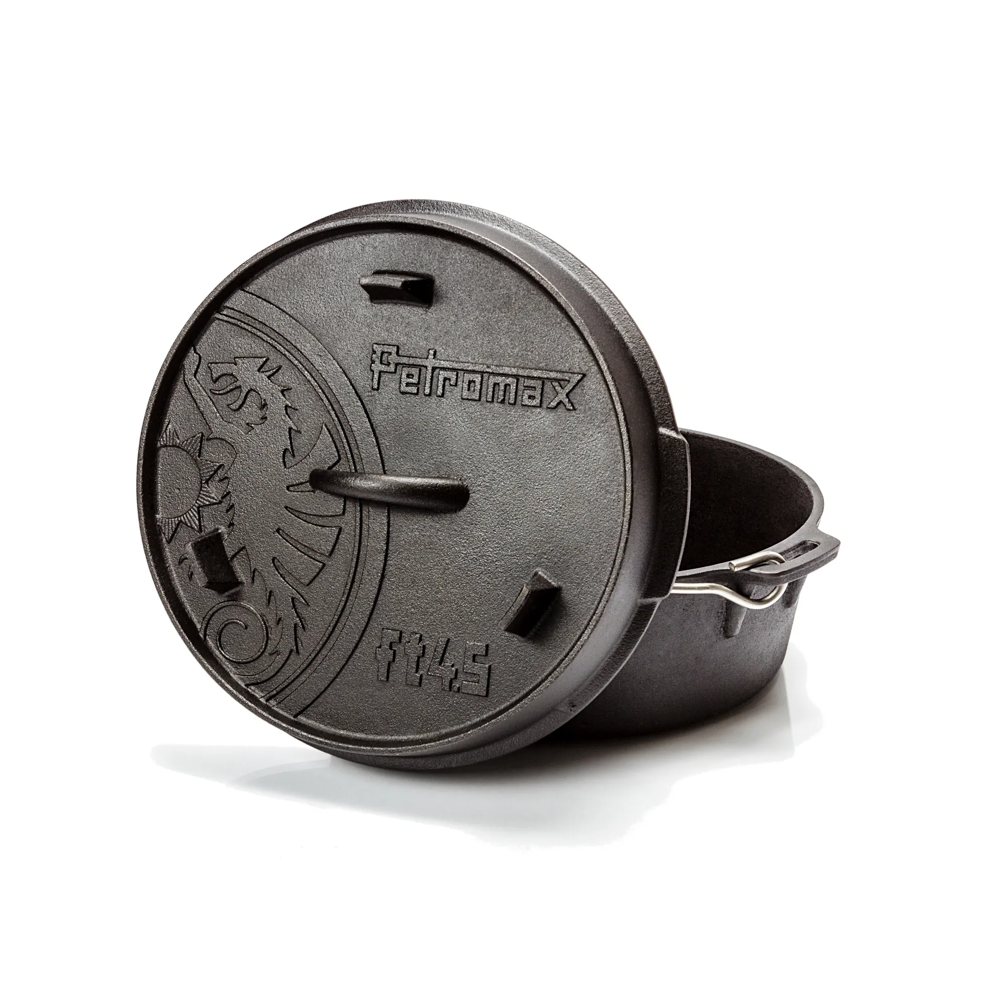 Petromax Dutch Oven FT4.5 With A Plane Bottom Surface, Black, One Size