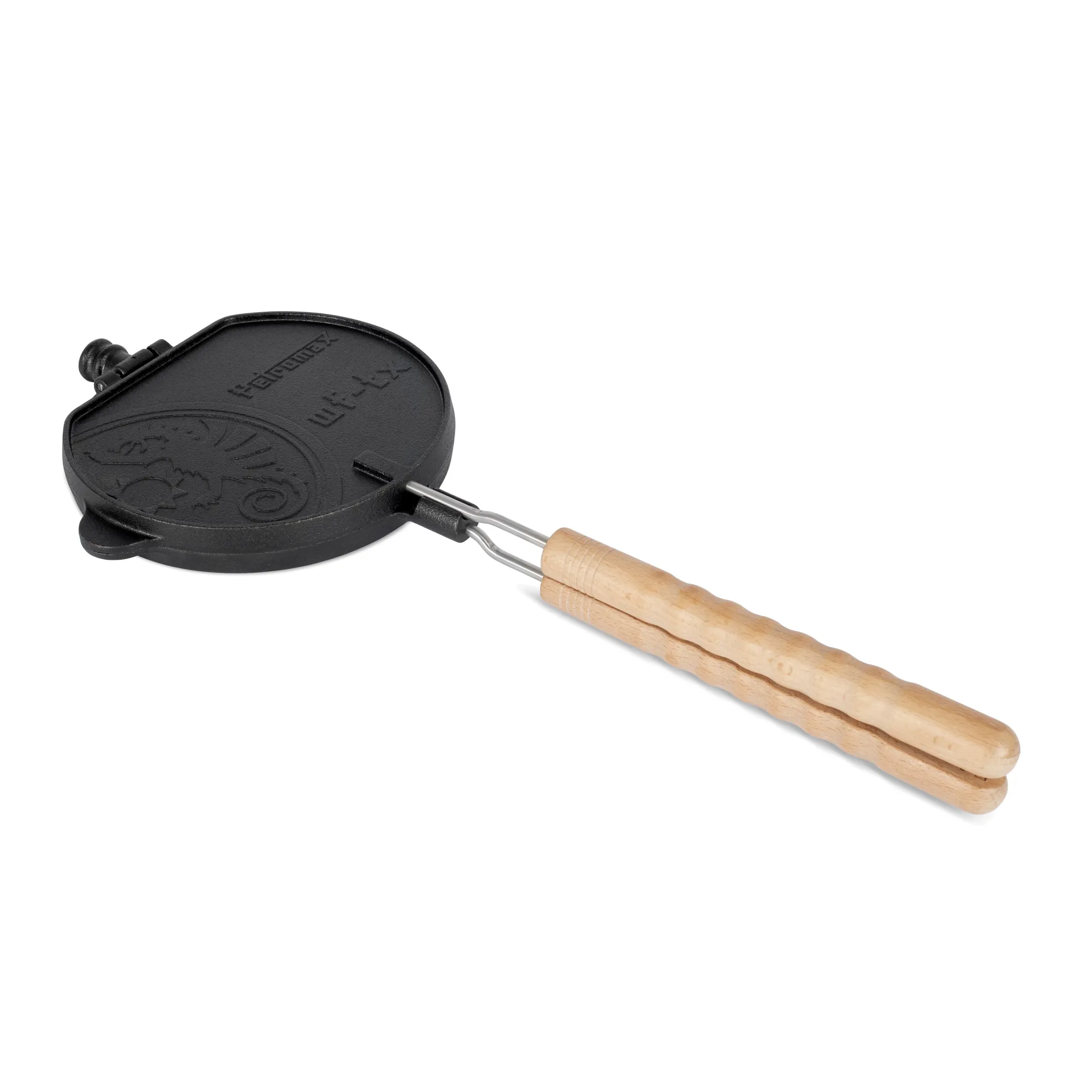 Petromax Rotating Waffle Iron, Black, One Size