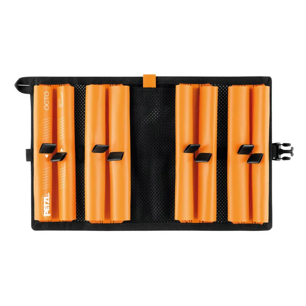 Petzl Åttkantigt Väggfäste, Orange / black, One Size