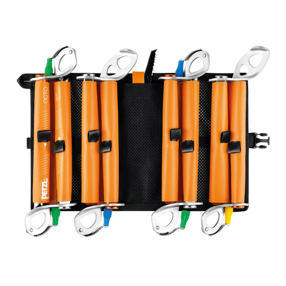 Petzl Åttkantigt Väggfäste, Orange / black, One Size