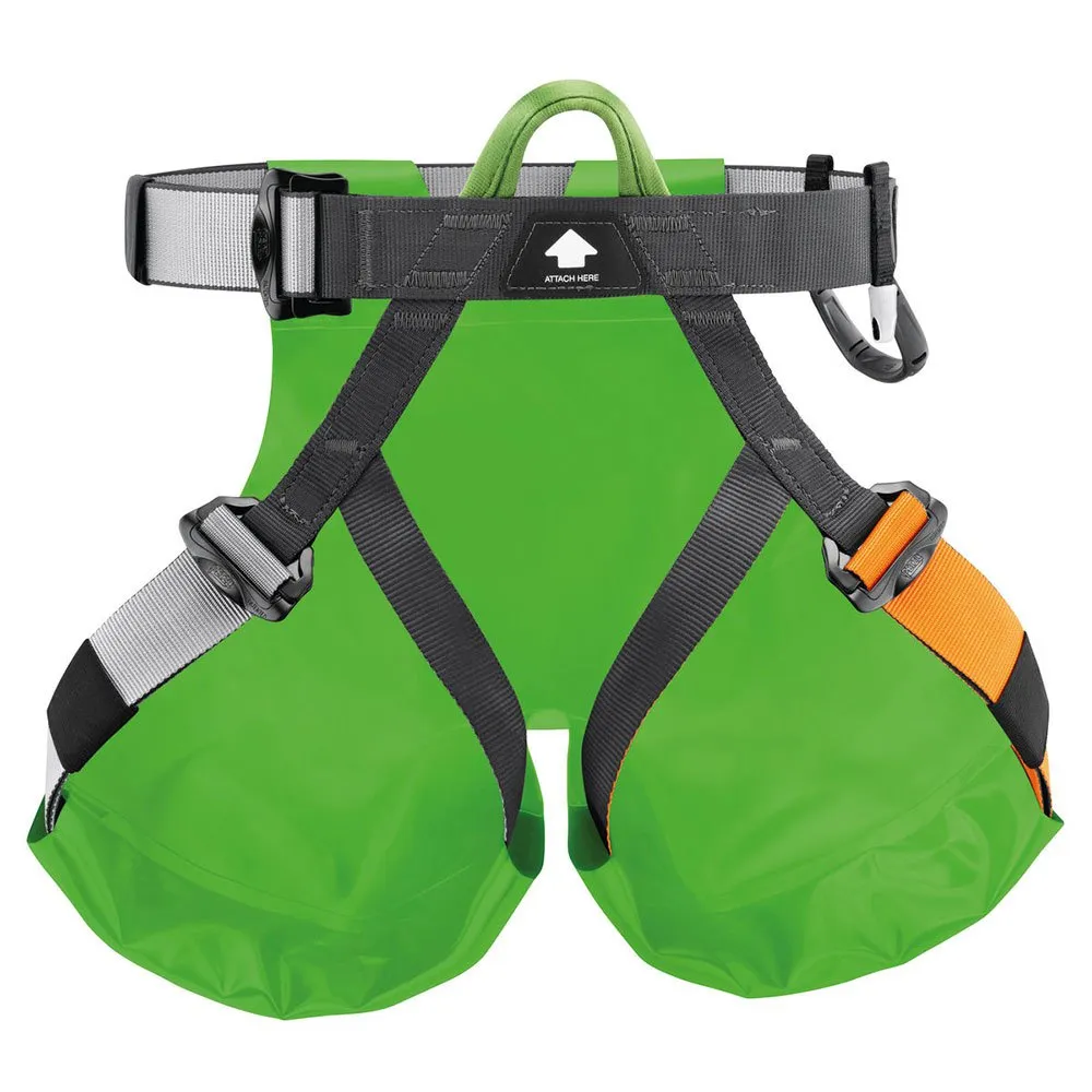 Petzl Club Canyoningsele, Black / green, One Size