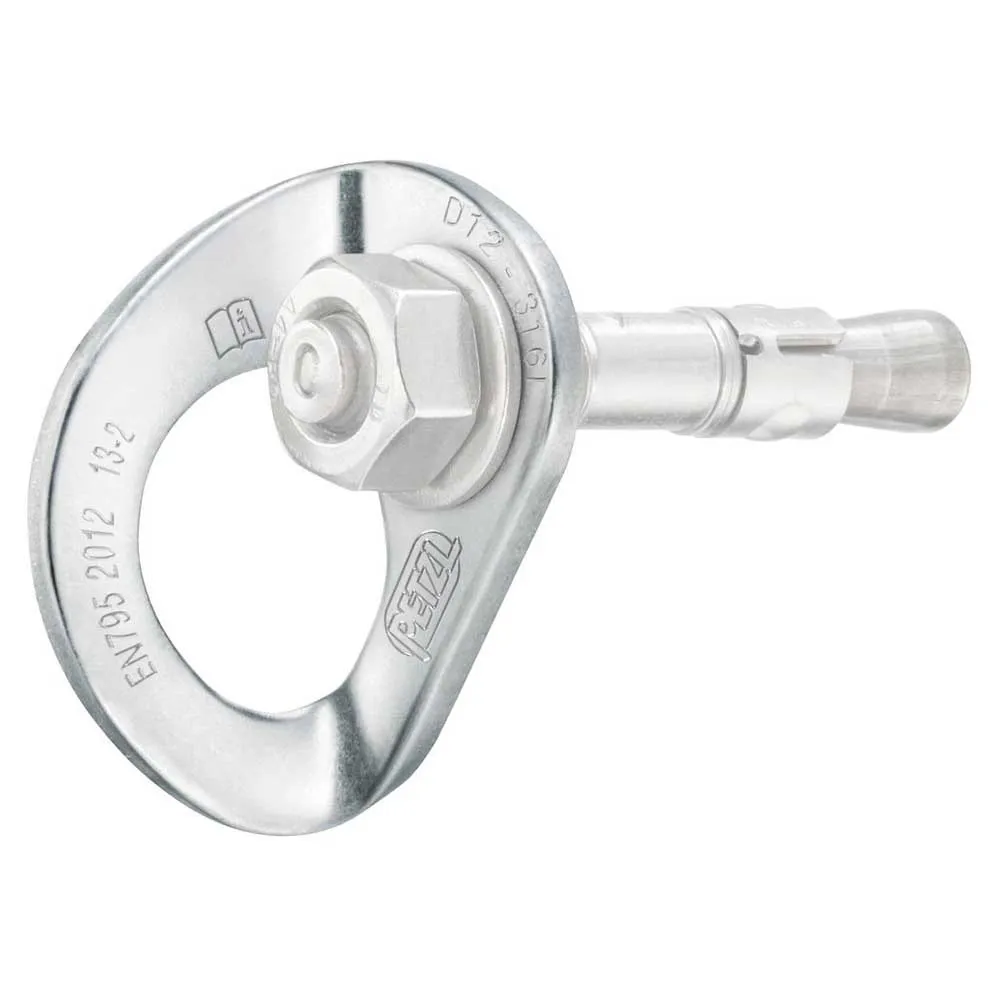 Petzl Coeur Stainless 12 Mm Ankarplatta 20 Enheter, Grey, One Size