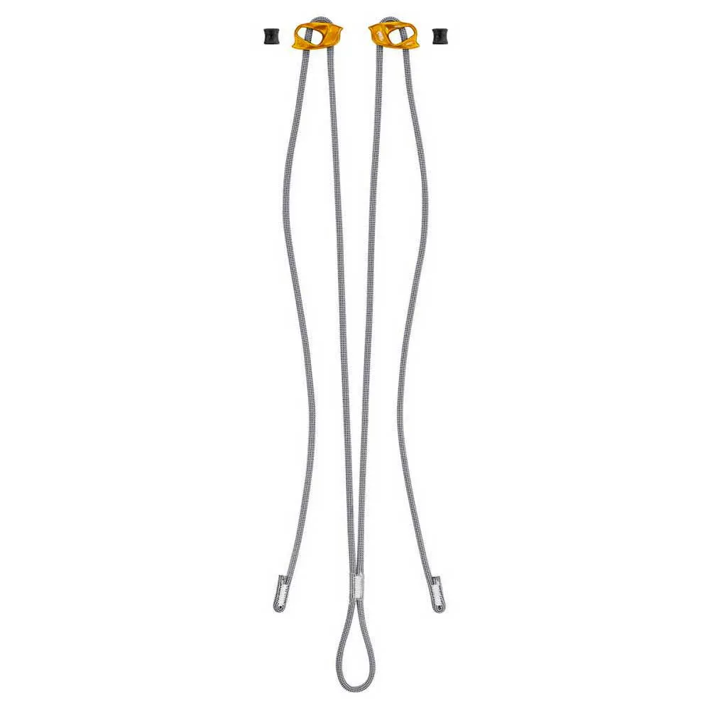 Petzl Evolv Adjust Positioning Säkringsbroms, Grey / orange, 15-150cm