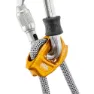 Petzl Evolv Adjust Positioning Säkringsbroms, Grey / orange, 15-150cm