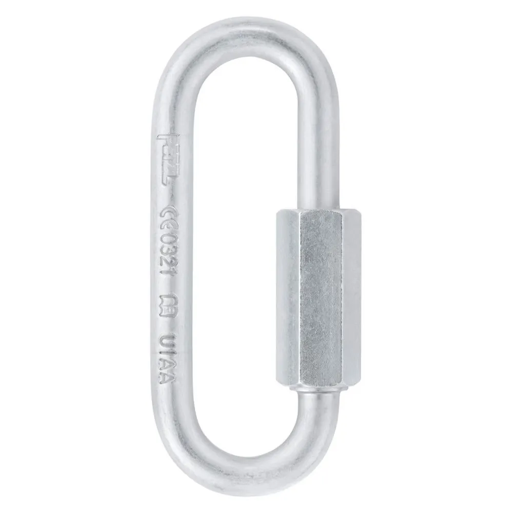 Petzl Go 8 Mm Ankarplatta 10 Enheter, Silver, One Size