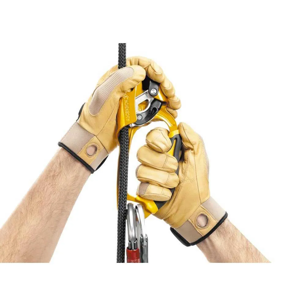 Petzl Höger Uppstigande, Black / yellow, One Size