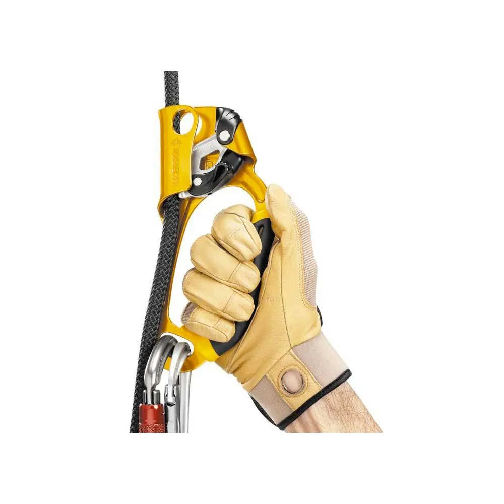 Petzl Höger Uppstigande, Black / yellow, One Size