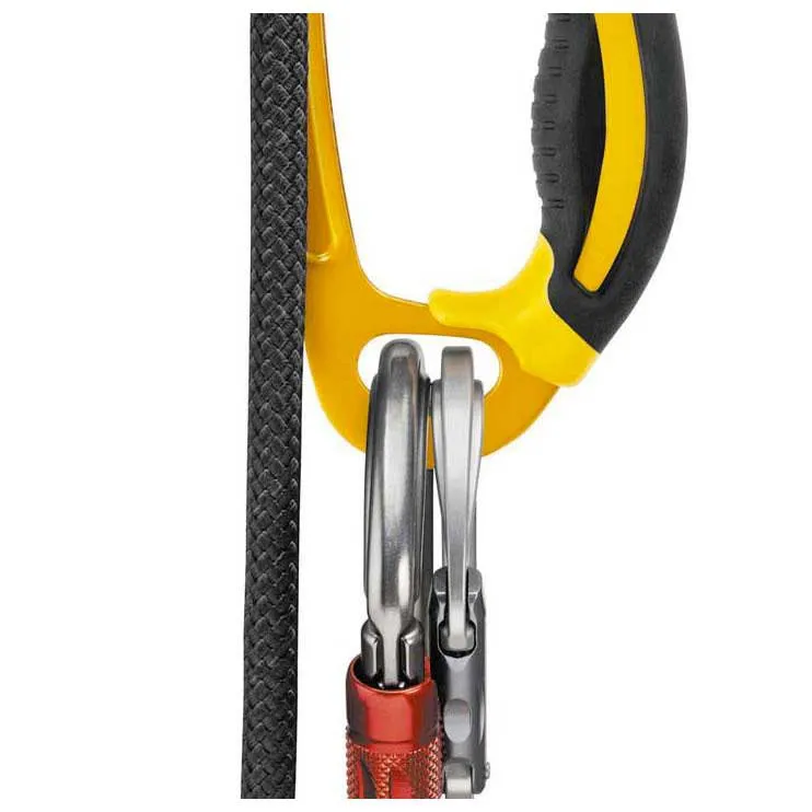 Petzl Höger Uppstigande, Black / yellow, One Size