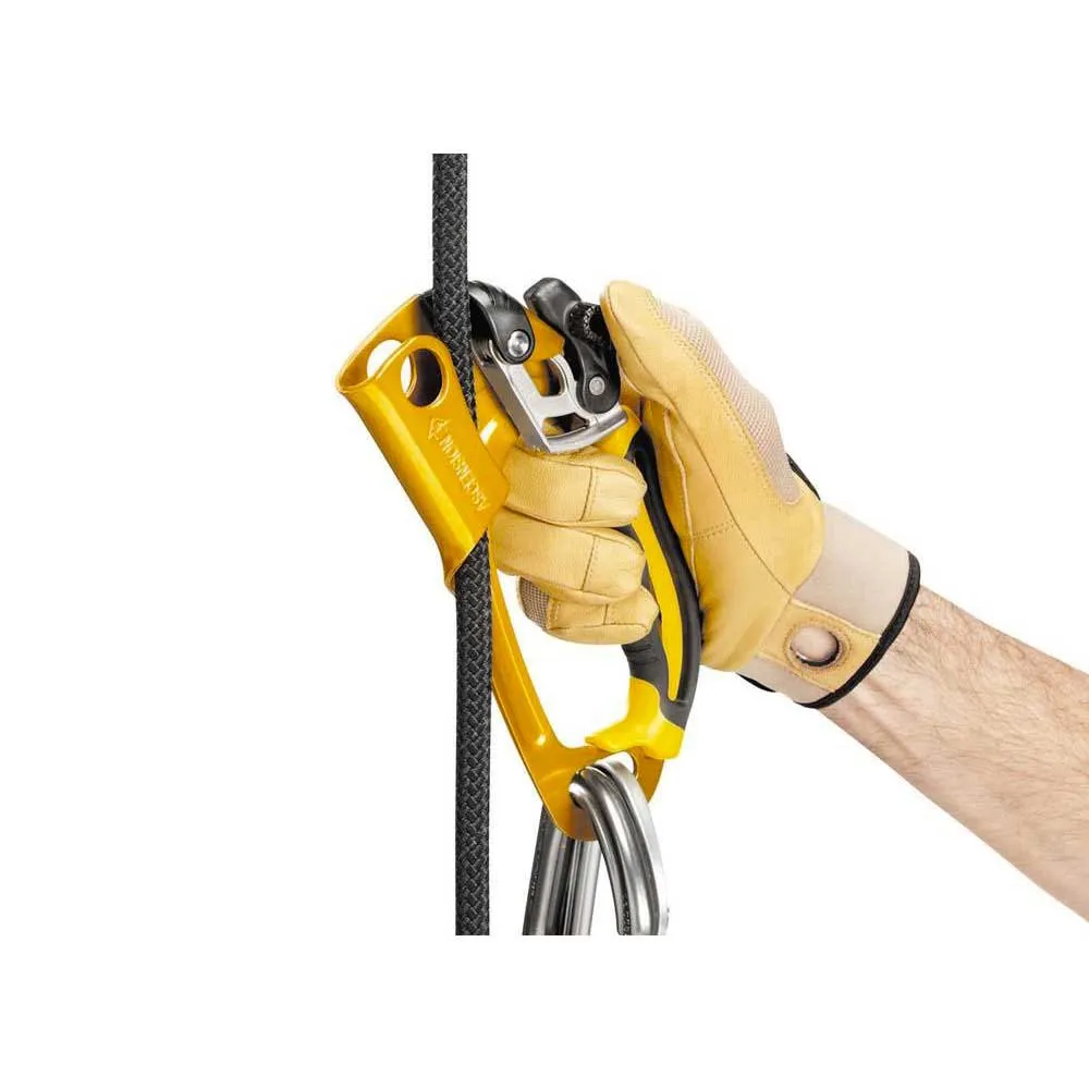 Petzl Höger Uppstigande, Black / yellow, One Size