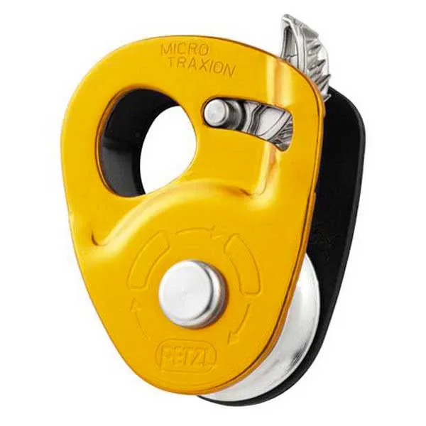 Petzl Micro Traxion Talja, Golden, One Size