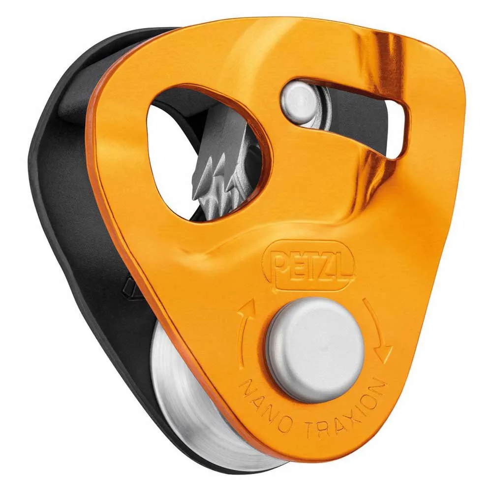 Petzl Nano Traxion Talja, Orange, One Size