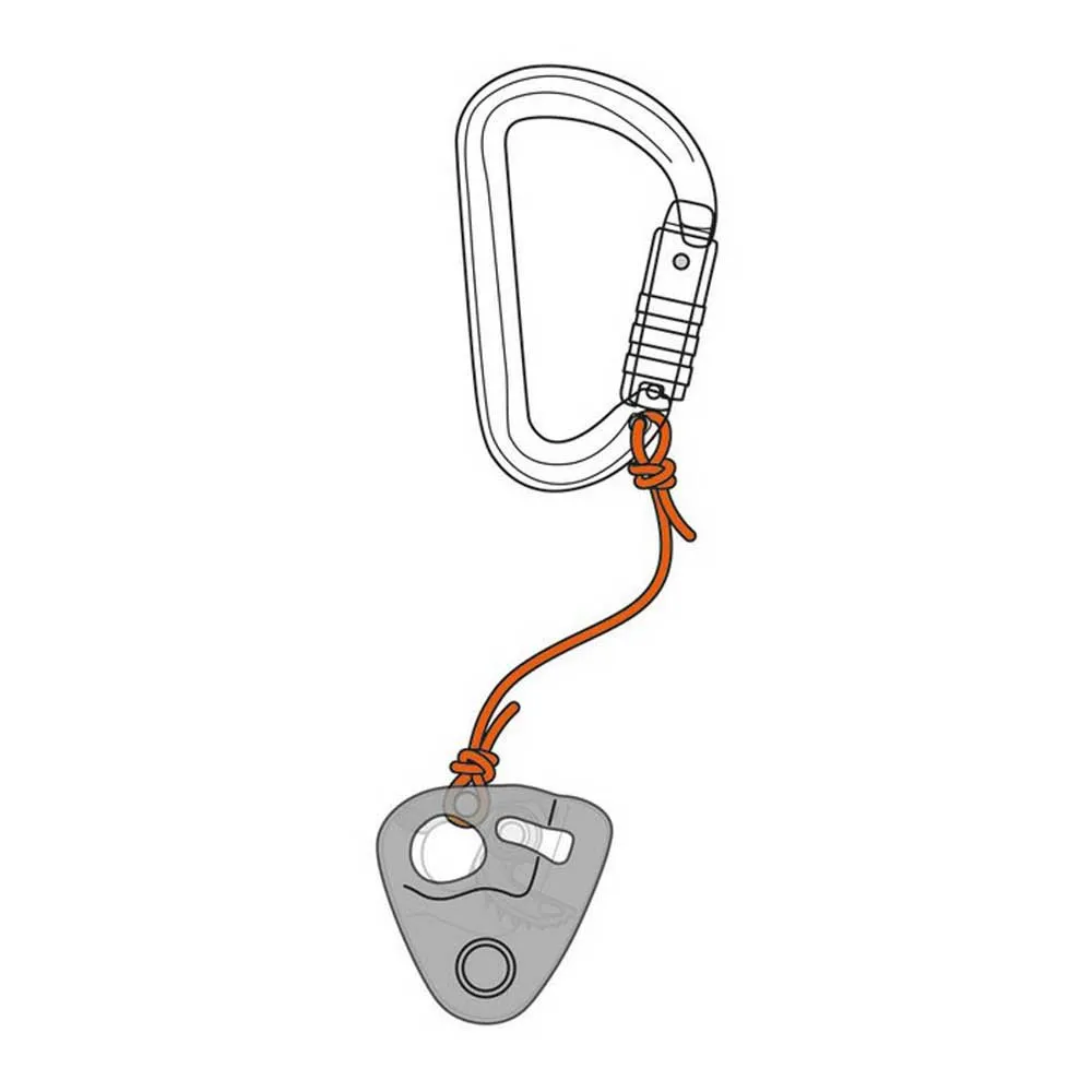Petzl Nano Traxion Talja, Orange, One Size