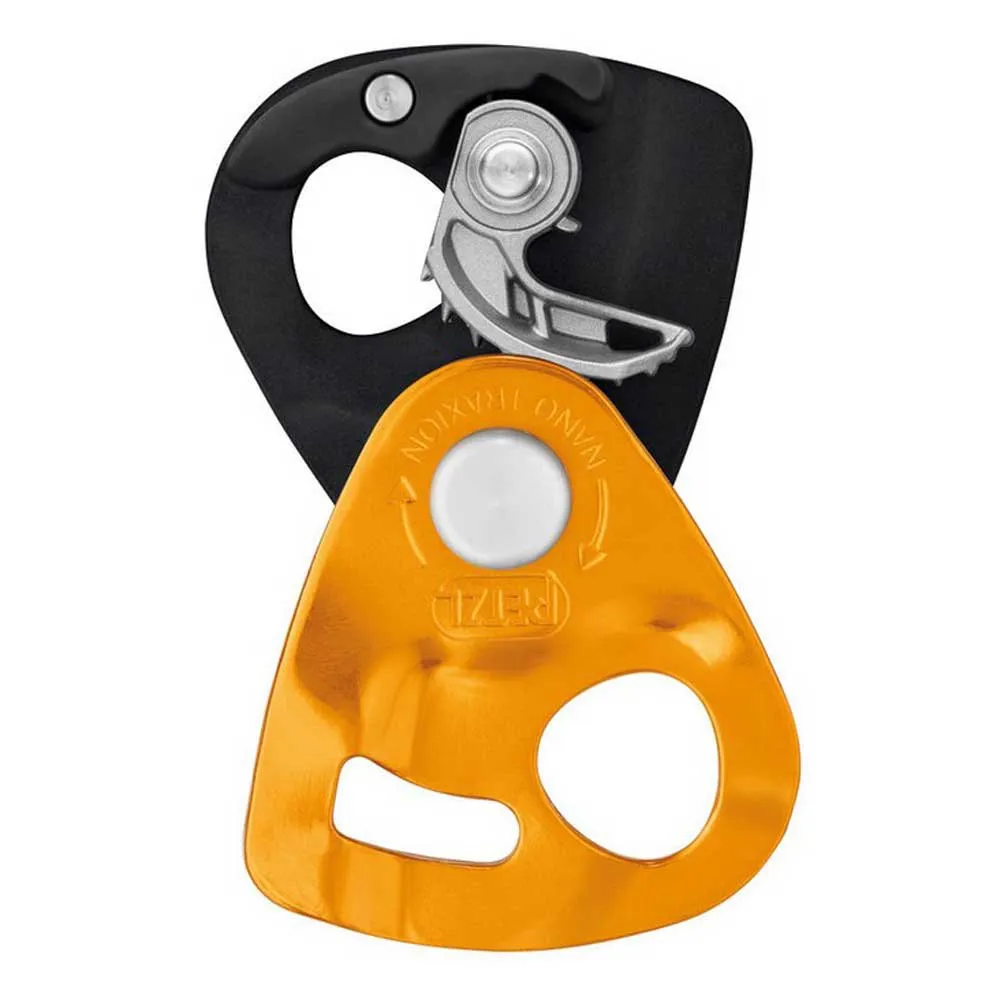 Petzl Nano Traxion Talja, Orange, One Size