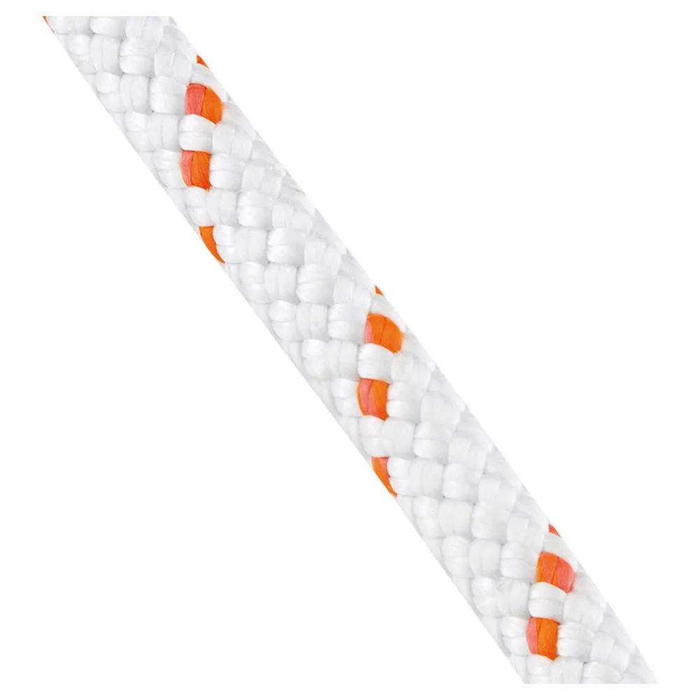 Petzl Pur Line 6 Mm Rep, White / orange, 65m