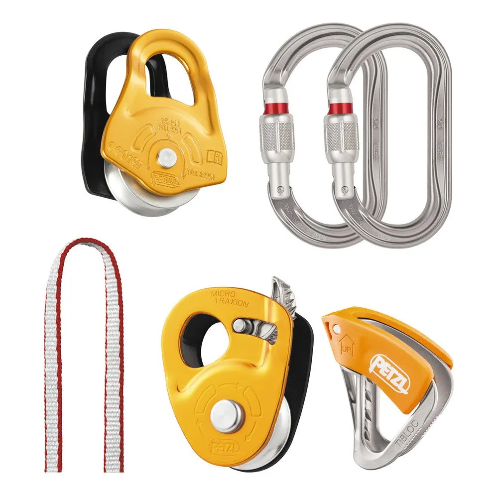Petzl Räddningskit För Glaciärsprickor, Yellow / grey / black, One Size