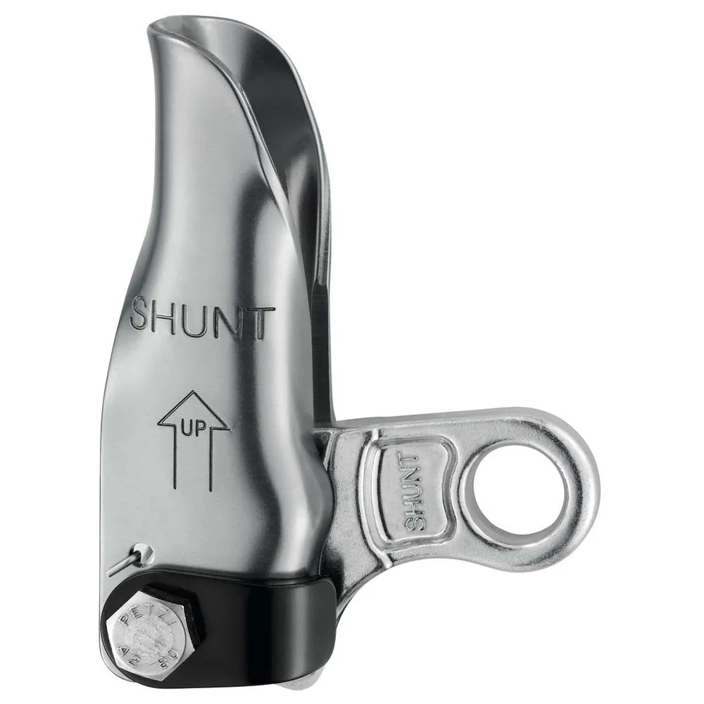 Petzl Shunt Stigande, Silver, One Size