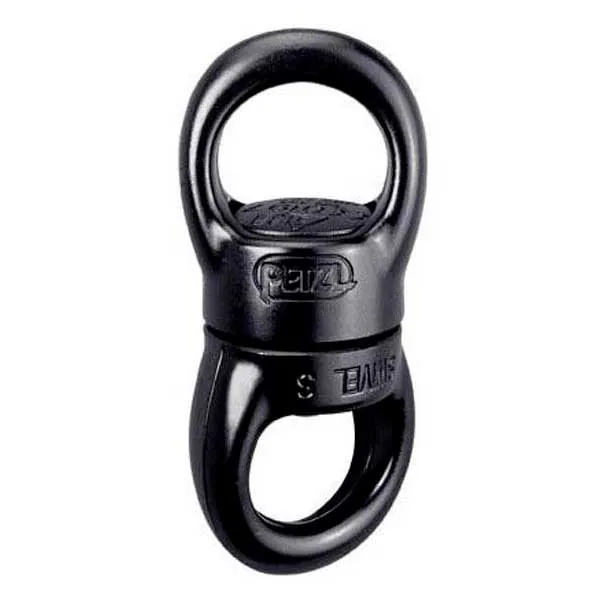 Petzl Swivel S Länk, Black, One Size