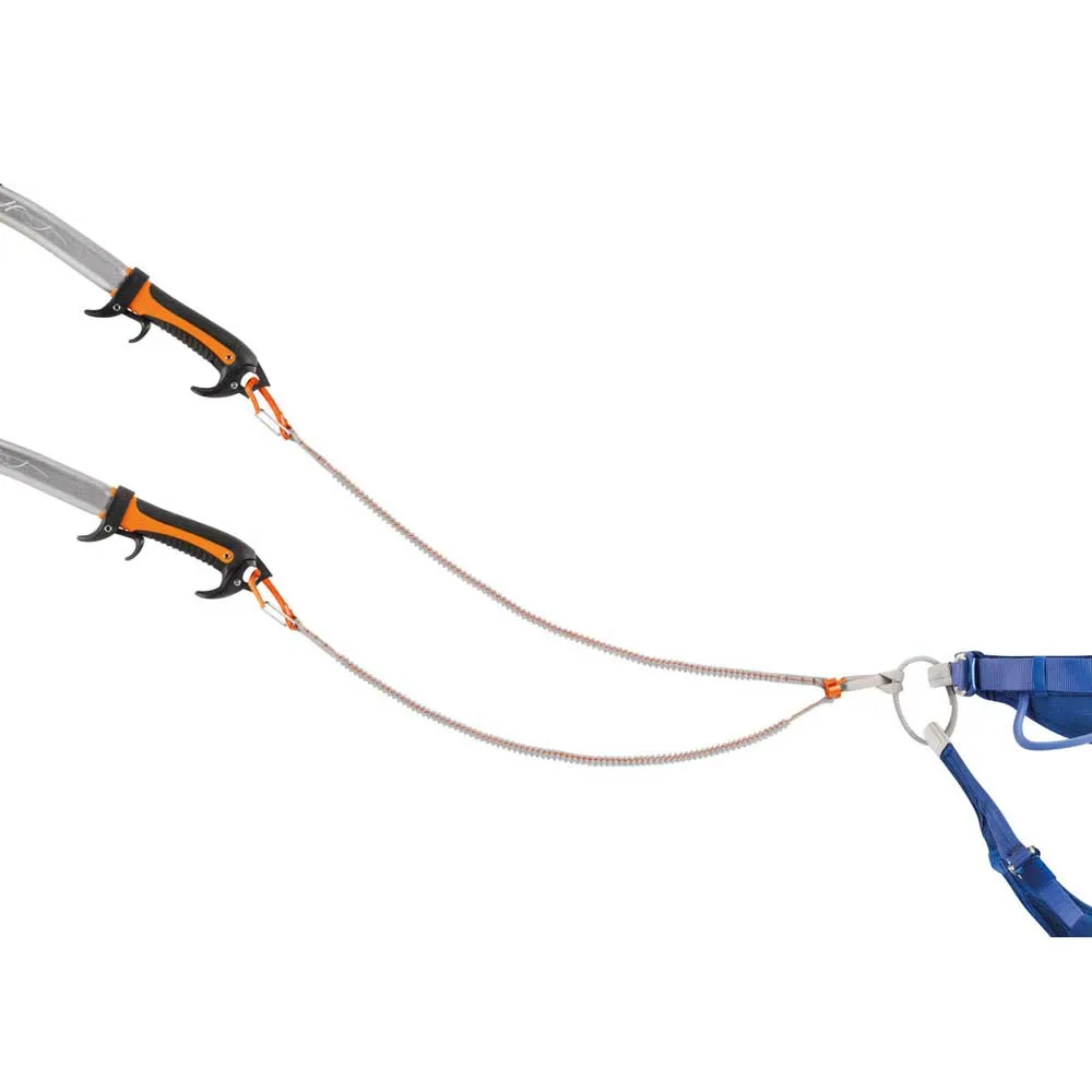 Petzl V Link Stångrem, Grey / orange, One Size